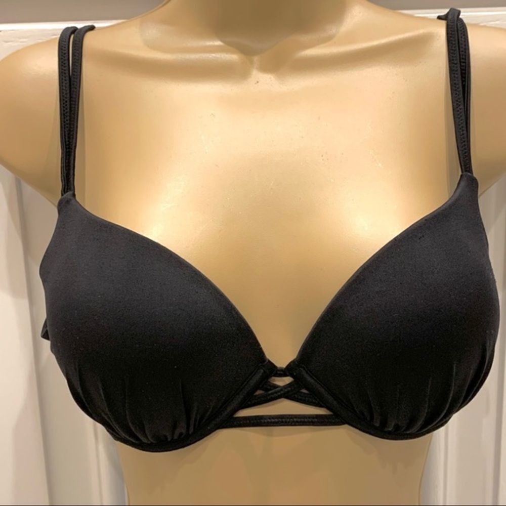 Shade‎ & Shore Black Bikini Top S